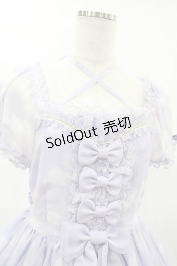 Angelic Pretty / Milky Swanミニ袖ワンピース Free ラベンダー