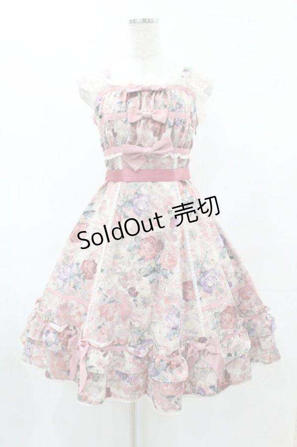 画像1: BABY,THE STARS SHINE BRIGHT / Antique Rose Gardenジャンパースカート Free ピンク H-25-06-04-1009-BA-OP-NS-ZH (1)