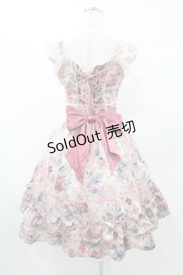 画像2: BABY,THE STARS SHINE BRIGHT / Antique Rose Gardenジャンパースカート Free ピンク H-25-06-04-1009-BA-OP-NS-ZH (2)