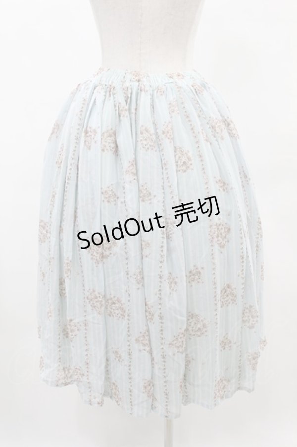 画像2: axes femme / シフォンスカート M サックス H-25-06-04-1035-AX-SK-NS-ZH (2)