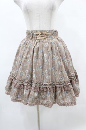 画像: axes femme / ジュエリープリントスカート M ベージュ H-25-06-04-1038-AX-SK-NS-ZH