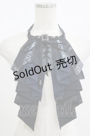 画像: Ozz Croce / レースアップジャボ  紺 H-25-06-04-059-OO-ZA-KB-ZH