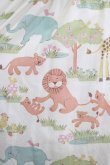 画像4: Jane Marple / Zooプリントのシャーリングワンピース  オフホワイト H-25-06-04-008-JM-OP-KB-ZH (4)
