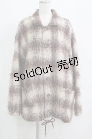 画像: MILKBOY / MOHAIR JACKET  茶系チェック H-25-06-04-014-MB-JA-KB-ZT-C041