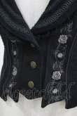 画像4: Ozz oneste / 薔薇刺繍ベスト  黒 H-25-06-04-015-OO-TO-KB-ZH (4)