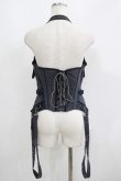 画像3: OZZ ANGELO / 薔薇刺繍コルセットビスチェ  グレー H-25-06-04-020-OO-TO-KB-ZH (3)