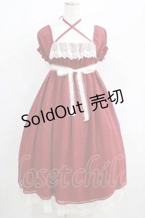 画像: ALICE and the PIRATES / ミスティックシフォンワンピース Free ボルドー H-25-06-05-004-PA-OP-NS-ZH
