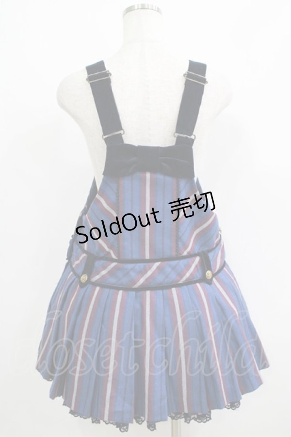 画像3: Angelic Pretty / Loyaltyレジメンサロペット Free ネイビー H-25-06-05-035-AP-OP-NS-ZH (3)