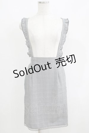 画像: MA*RS / サスペンダースカート Free ブラックチェック H-25-06-05-041-EL-SK-NS-ZH