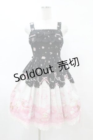 画像: BABY,THE STARS SHINE BRIGHT / Lovely Sweet Room柄リボンジャンパースカート Free ブラック H-25-06-05-1033-BA-OP-NS-ZH