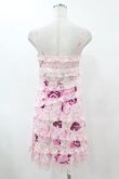 画像2: JESUS DIAMANTE / スペシャルお嫁ミニワンピース 38 ヒョウ薔薇ピンク H-25-06-05-1043-JE-OP-NS-ZH (2)