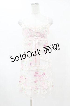 画像: JESUS DIAMANTE / スペシャルお嫁ミニワンピース 38 ぼかし薔薇ピンク H-25-06-05-1044-JE-OP-NS-ZH
