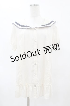 画像: axes femme / レース襟ブラウス M 生成り H-25-06-05-1051-AX-BL-NS-ZH