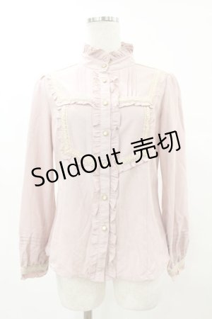 画像: axes femme / ヨーク切替ブラウス M ピンク H-25-06-05-1055-AX-BL-NS-ZH