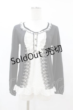 画像: axes femme / ドット切替プルオーバー M ブラック H-25-06-05-1059-AX-TO-NS-ZH