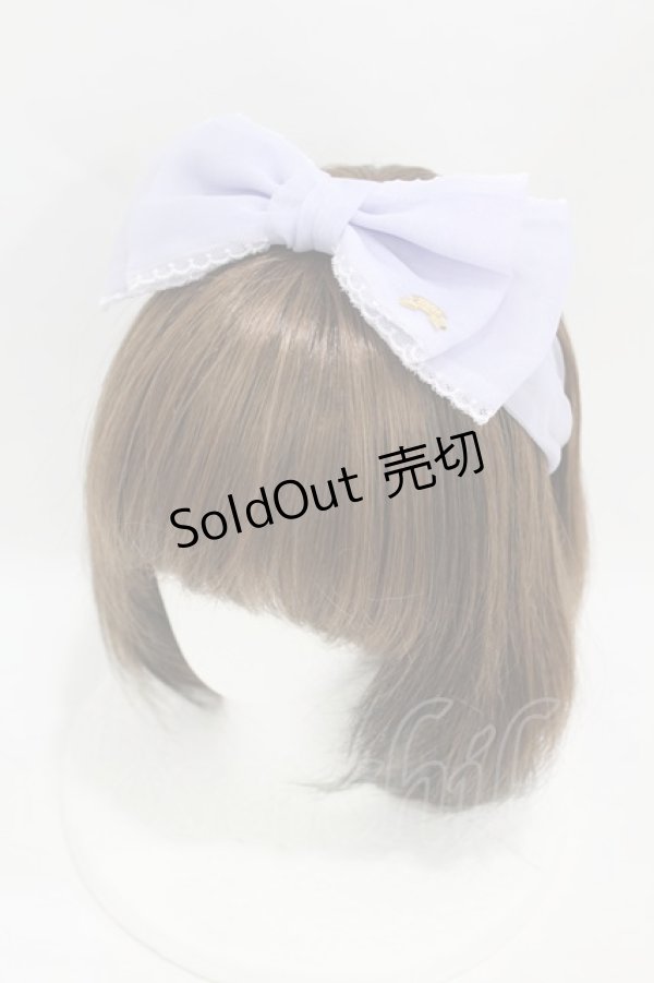 画像1: Angelic Pretty / シャーベットリボンヘアバンド  ラベンダー H-25-06-05-1013-AP-AC-NS-ZH (1)