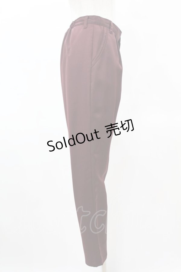 画像3: ALICE and the PIRATES / ベルト付ロングパンツ Free ボルドー H-25-06-05-1018-PA-PA-NS-ZH (3)