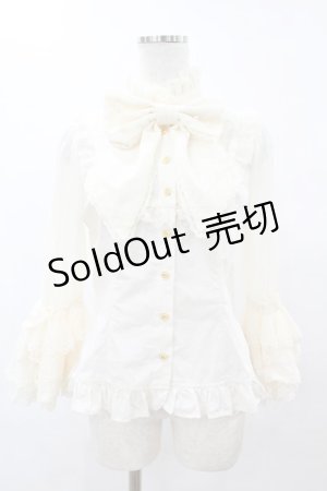 画像: Angelic Pretty / Romantic Sweet Lacyブラウス Free アイボリー H-25-06-05-1023-AP-BL-NS-ZH