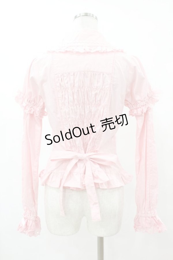 画像2: Angelic Pretty / ラブリーハートブラウス Free ピンク H-25-06-05-1024-AP-BL-NS-ZH (2)
