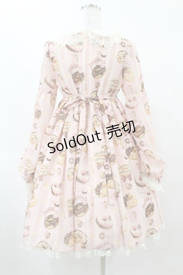 画像2: Angelic Pretty / Melty Creamドーナツワンピース Free ピンク H-25-06-05-1028-AP-OP-NS-ZH (2)