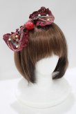 画像1: ALICE and the PIRATES / Wicked Queen's Poison cellar柄 リボンカチューシャ  エンジ H-25-06-05-066-PA-AC-NS-ZH (1)