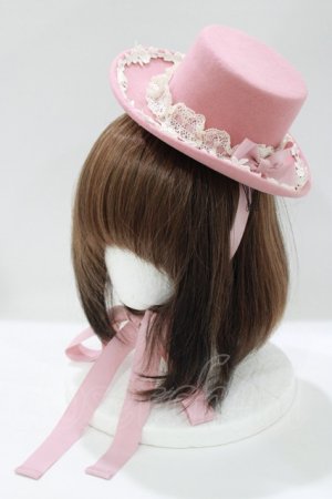 画像: Innocent World / バリトンミニハット  ピンク H-25-06-05-068-IW-AC-NS-ZH