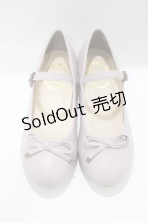 画像: an another angelus / ストラップ付きリボンバレエシューズ S（22.5〜23cm） PINK H-25-06-05-075-CA-SH-NS-ZH