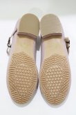 画像4: an another angelus / ストラップ付きリボンバレエシューズ S（22.5〜23cm） PINK H-25-06-05-075-CA-SH-NS-ZH (4)