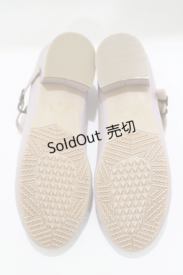 画像4: an another angelus / ストラップ付きリボンバレエシューズ S（22.5〜23cm） PINK H-25-06-05-075-CA-SH-NS-ZH (4)