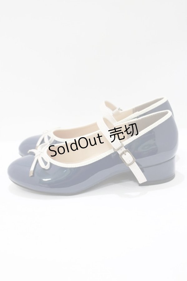 画像2: Fi.n.t / リボンストラップレインパンプス S（22.5〜23cm） ネイビー H-25-06-05-076-CA-SH-NS-ZH (2)