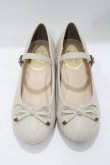 画像1: an another angelus / ストラップ付きリボンバレエシューズ S（22.5〜23.0cm） IVORY H-25-06-05-079-CA-SH-NS-ZH (1)
