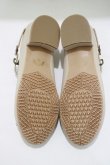 画像4: an another angelus / ストラップ付きリボンバレエシューズ S（22.5〜23.0cm） IVORY H-25-06-05-079-CA-SH-NS-ZH (4)