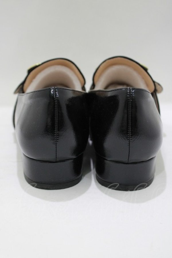 画像3: an another angelus / バックル使いローヒールシューズ S（22.5〜23.0cm） ブラック H-25-06-05-080-CA-SH-NS-ZH (3)
