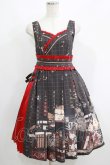 画像4: Flower banquet花筵lolita（海外ロリータブランド） / 人間失格ジャンパースカートセット M ブラック H-25-06-05-017-GO-OP-NS-ZH (4)