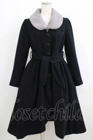 画像: axes femme / ファーフィッシュテールコート M ネイビー H-25-06-06-023-AX-CO-NS-ZH