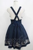 画像3: Amavel / 裾時計刺繍入りサス付スカート Free ネイビー H-25-06-06-028-CA-SK-NS-ZH (3)