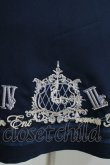 画像4: Amavel / 裾時計刺繍入りサス付スカート Free ネイビー H-25-06-06-028-CA-SK-NS-ZH (4)