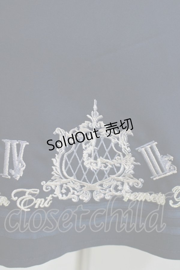 画像4: Amavel / 裾時計刺繍入りサス付スカート Free ネイビー H-25-06-06-028-CA-SK-NS-ZH (4)