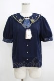 画像1: Amavel / Starry Chandelierブラウス Free ネイビー H-25-06-06-047-CA-BL-NS-ZH (1)