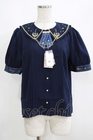 画像: Amavel / Starry Chandelierブラウス Free ネイビー H-25-06-06-047-CA-BL-NS-ZH