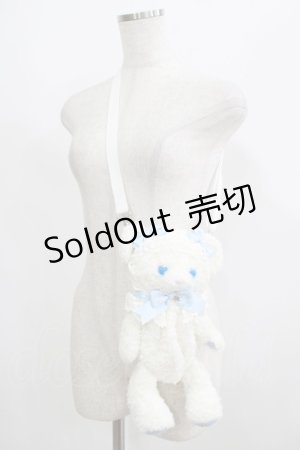 画像: BABY,THE STARS SHINE BRIGHT / 札幌店限定ゆきふるまちのしろくみゃちゃんポシェット  オフ/サックス H-25-06-06-051-BA-BG-NS-ZH