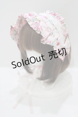 画像: metamorphose / フローレンスブリム付きヘッドドレス  ピンク H-25-06-06-068-ME-AC-NS-ZH
