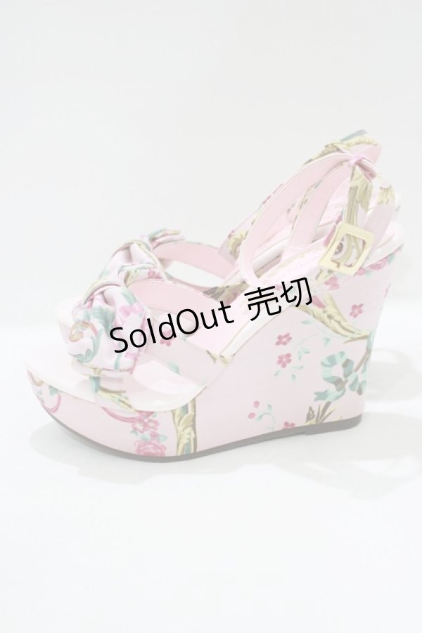 画像2: JESUS DIAMANTE / アントーニアウエッジ M ピンク H-25-06-06-080-JE-SH-NS-ZH (2)