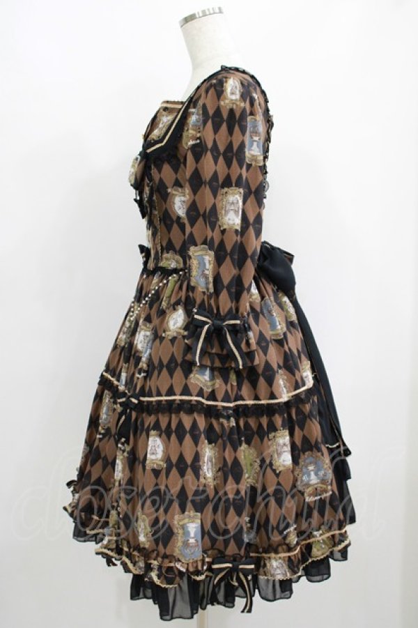 画像2: metamorphose / Chess collection 〜運命に導かれた駒の物語〜クイーンワンピース Free ブラウン H-25-06-06-006-ME-OP-NS-ZH (2)