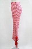 画像2: Candy Stripper / GINGHAM RIBBON FLAREパンツ  レッド H-25-06-07-034-PU-PA-KB-ZH (2)