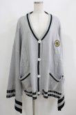 画像1: NieR Clothing / UNISEX着物風袖カーディガン F グレー H-25-06-07-042-PU-TO-KB-ZH (1)