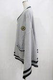 画像2: NieR Clothing / UNISEX着物風袖カーディガン F グレー H-25-06-07-042-PU-TO-KB-ZH (2)