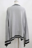 画像3: NieR Clothing / UNISEX着物風袖カーディガン F グレー H-25-06-07-042-PU-TO-KB-ZH (3)