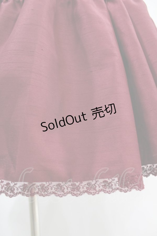 画像5: Enchantlic Enchantilly / ワンダーティアードワンピース M ヴィクトリアンワインレッド H-25-06-07-1041-LO-OP-NS-ZH (5)