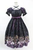 画像1: Enchantlic Enchantilly / すみれ姫の王冠ワンピース Free ブラック H-25-06-07-1042-LO-OP-NS-ZH (1)